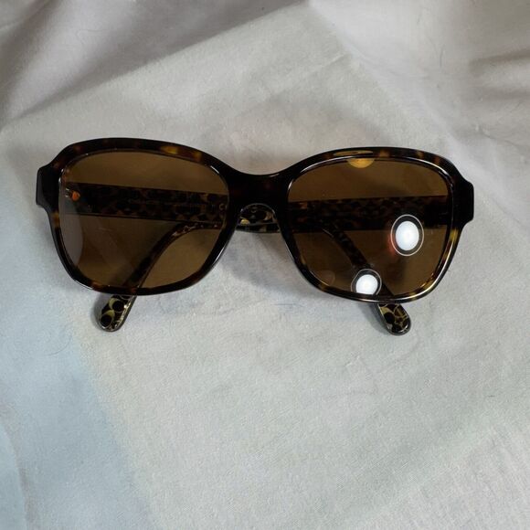 Coach Eyeglasses Frame HC8232-L1010 Women's Dark Tortoise Full Rim 56-17-140 - Picture 8 of 8